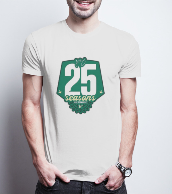 USF Women's Basketball 25 Seasons Jose Fernandez T-Shirt