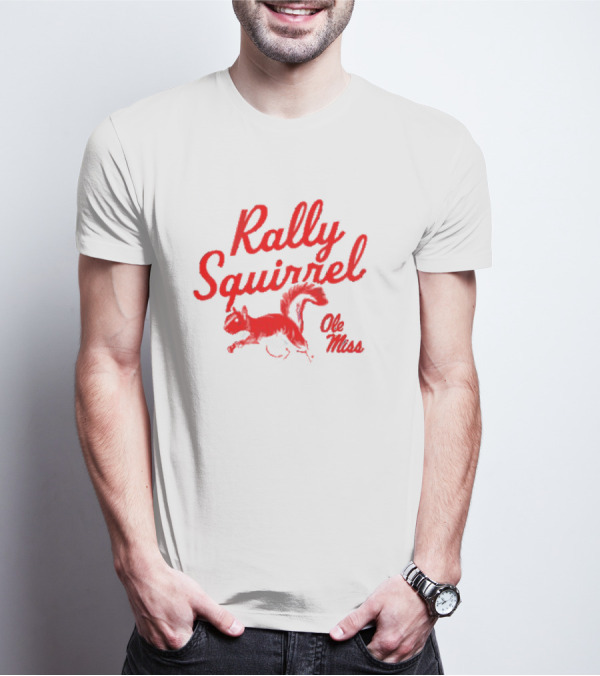 Ole Miss Rally Squirrel T-Shirt