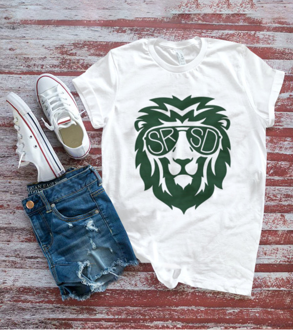 SRSD St. Rita Lion Mascot In Sunglasses T-Shirt