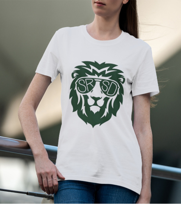 SRSD St. Rita Lion Mascot In Sunglasses T-Shirt