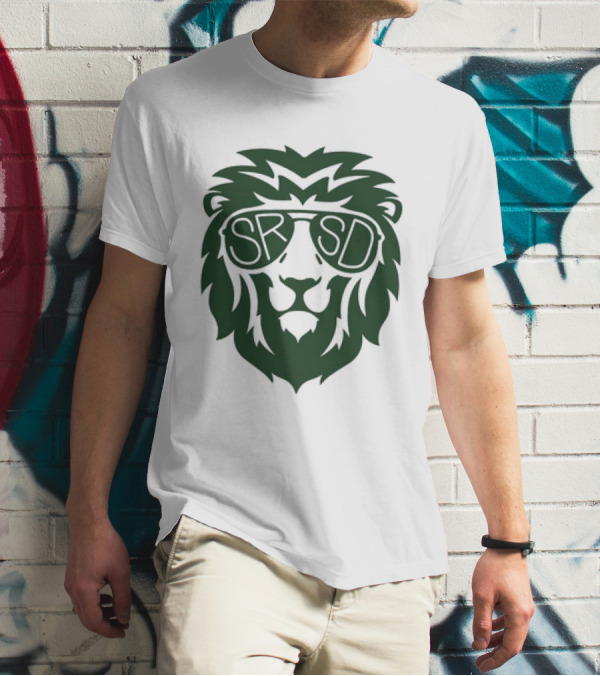 SRSD St. Rita Lion Mascot In Sunglasses T-Shirt