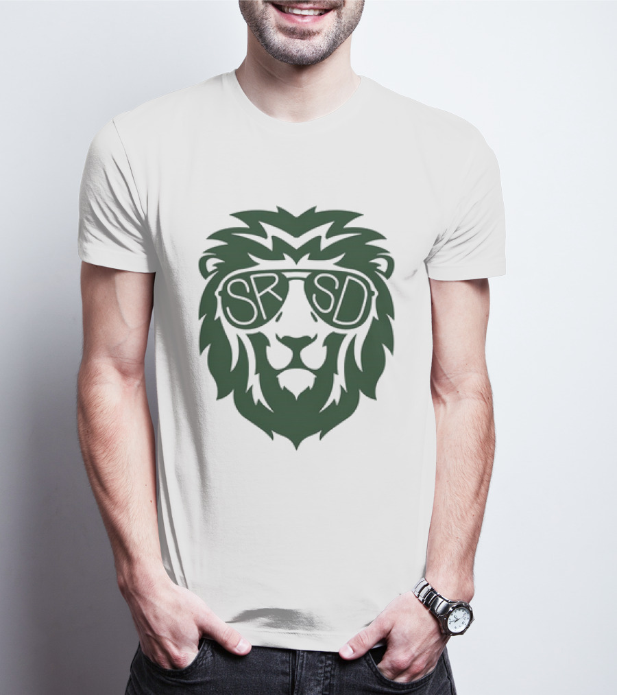 SRSD St. Rita Lion Mascot In Sunglasses T-Shirt