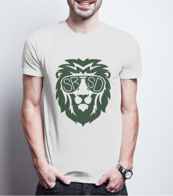 SRSD St. Rita Lion Mascot In Sunglasses T-Shirt