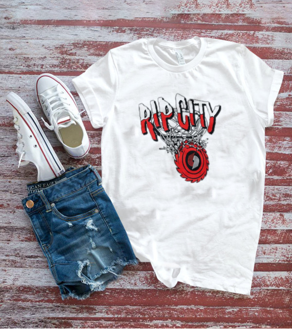 Rip City Portland Trail Blazers Basketball Netball T-Shirt