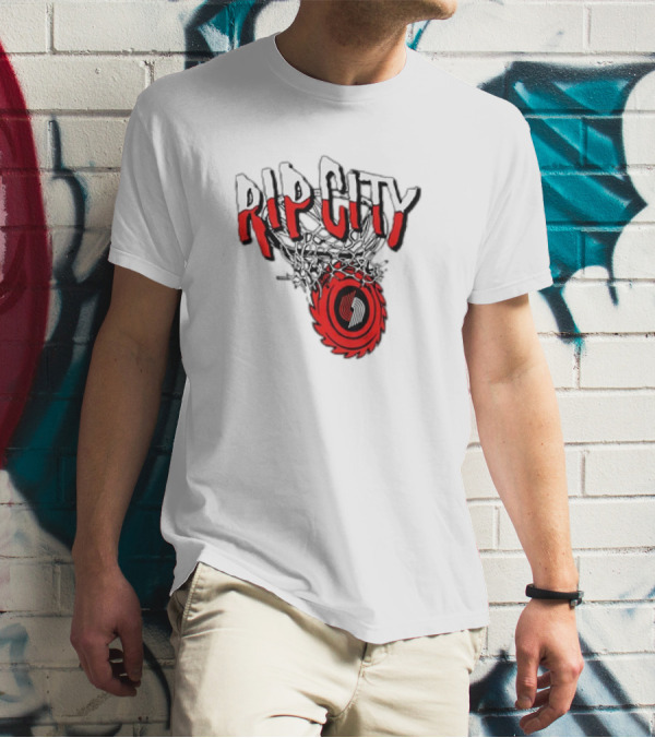 Rip City Portland Trail Blazers Basketball Netball T-Shirt