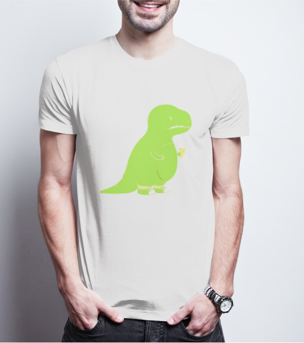 T-rex Struggles With An Ice Cream Cone Darn Silly Dinosaur Problem T-Shirt