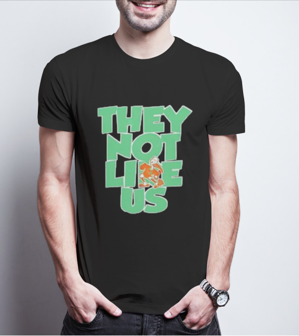 Original Miami Hurricanes They Not Like Us Iconic Team Spirit T-Shirt