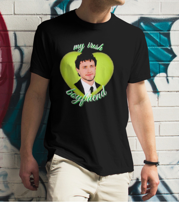 Paul Mescal My Irish Boyfriend Heart T-Shirt