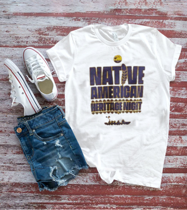 South Bay Lakers Native American Heritage Night Basketball Feather T-Shirt