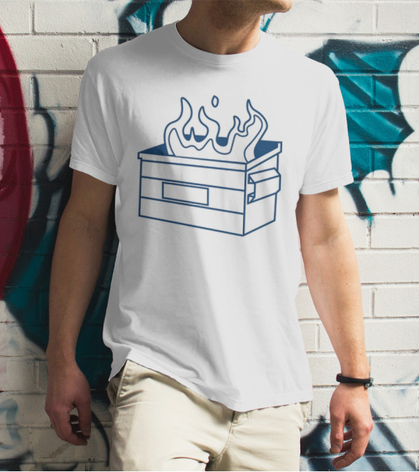 Burn It All Down Dumpster Fire T-Shirt