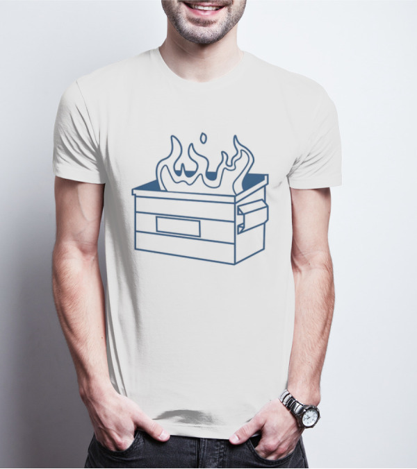 Burn It All Down Dumpster Fire T-Shirt