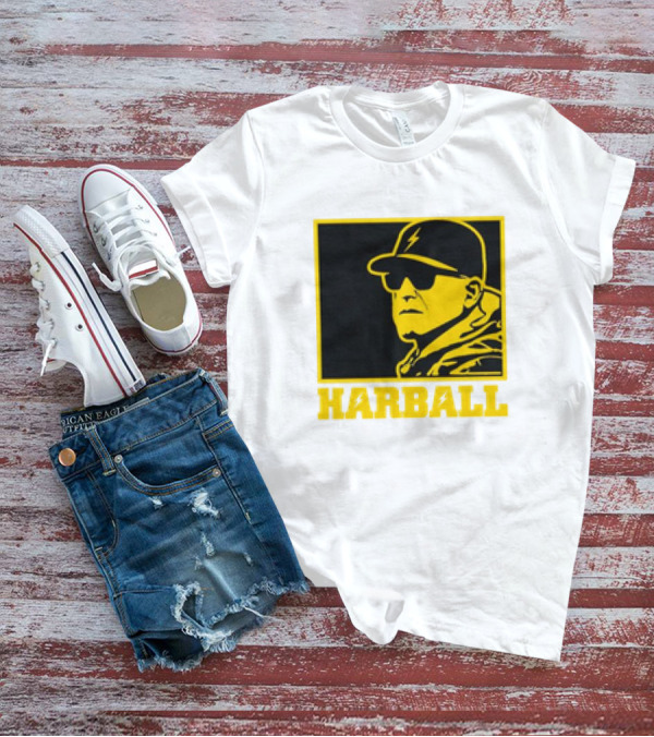 Los Angeles Chargers Harball Jim Harbaugh NFL Royal Iconic T-Shirt