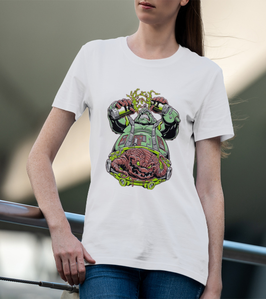 Krang Teenage Mutant Ninja Turtles Android Attack Comic T-Shirt