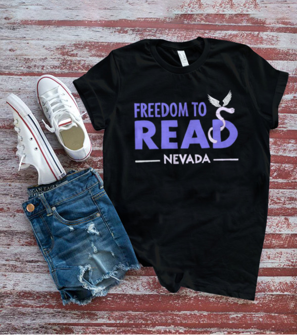 Freedom To Read Nevada Serpent With Wings T-Shirt