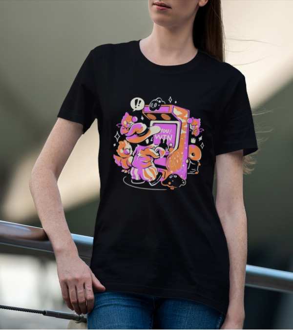 Magic Arcade Vivi And Friends You Win Retro Play T-Shirt