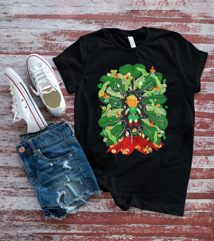 Learn To Navigate Worlds Of Giants And Little Ones Minish Boy Gnomes Kingdom T-Shirt