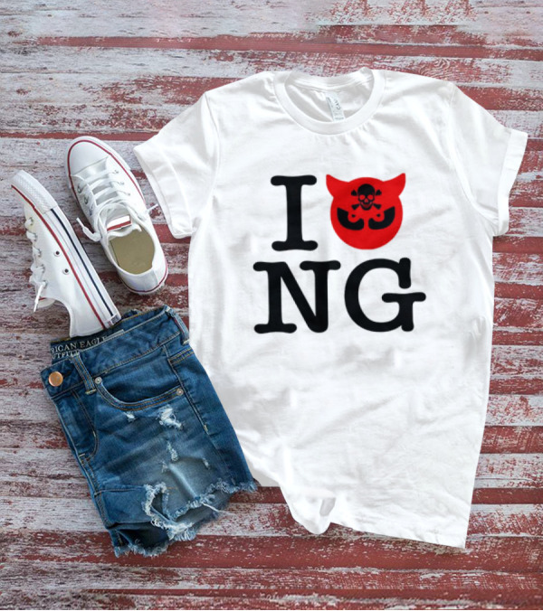 I Love NG Skull Emblem T-Shirt