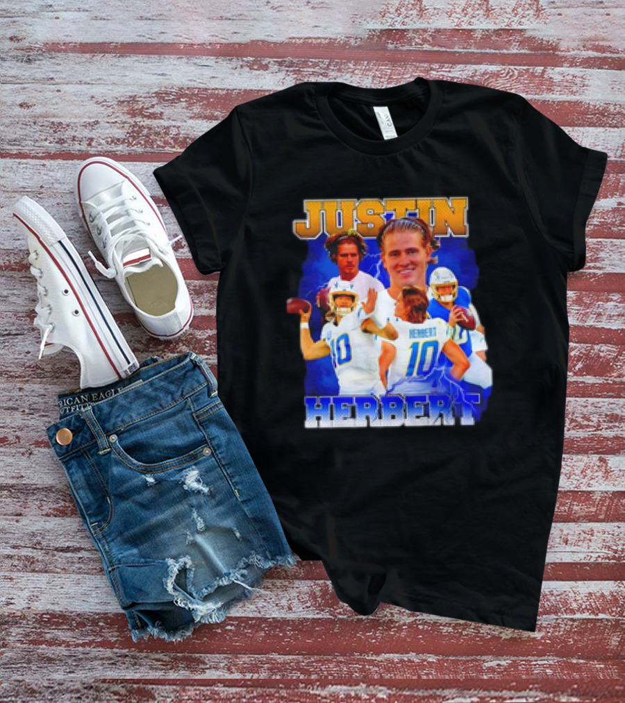 Justin Herbert Football Vintage T-Shirt