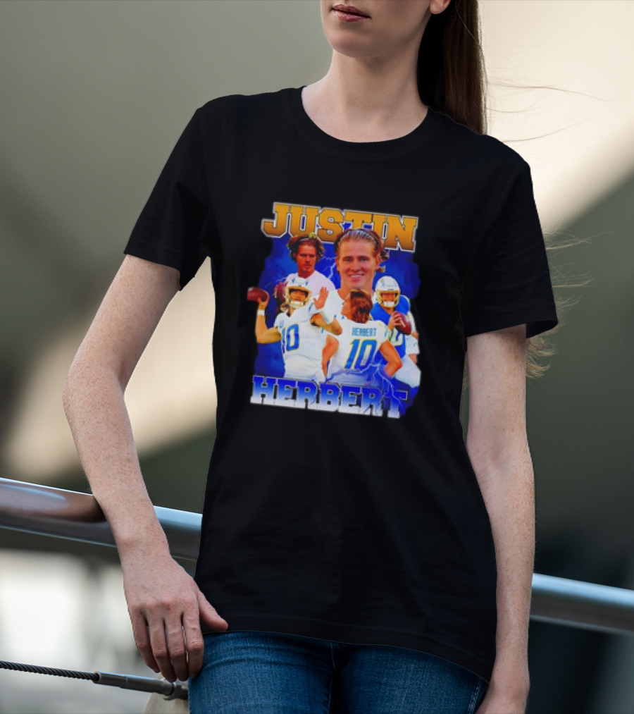 Justin Herbert Football Vintage T-Shirt