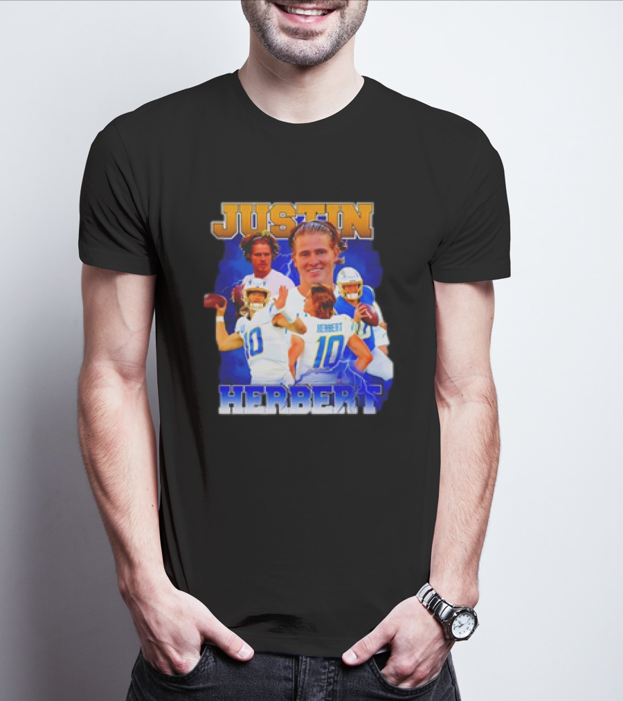 Justin Herbert Football Vintage T-Shirt