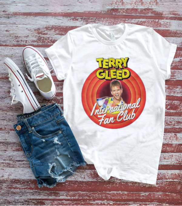 Terry Gleed International Fan Club Retro Style Badge T-Shirt