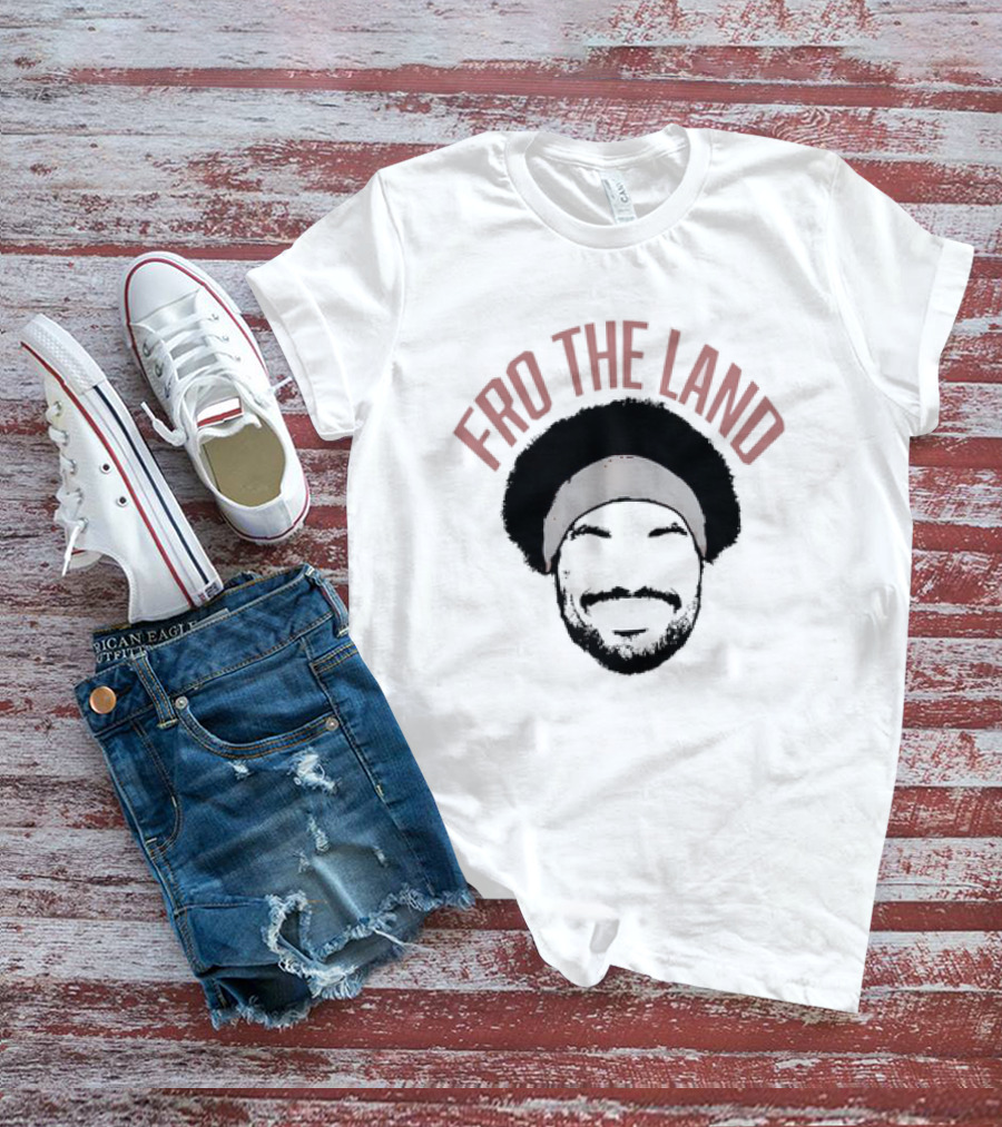 Donovan Mitchell Fro The Land Cleveland Cavaliers Afro Basketball T-Shirt