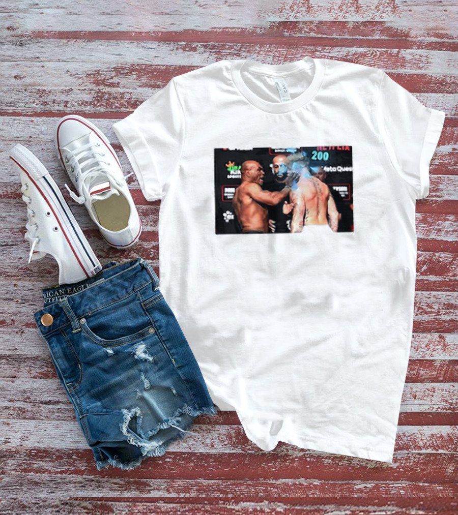 Mike Tyson Power Faceoff Photo 200 T-Shirt