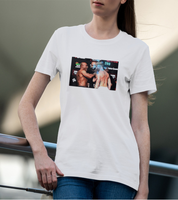 Mike Tyson Power Faceoff Photo 200 T-Shirt