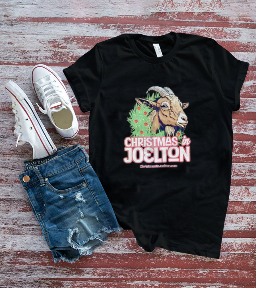 Christmas In Joelton Funny Goat Christmas T-Shirt