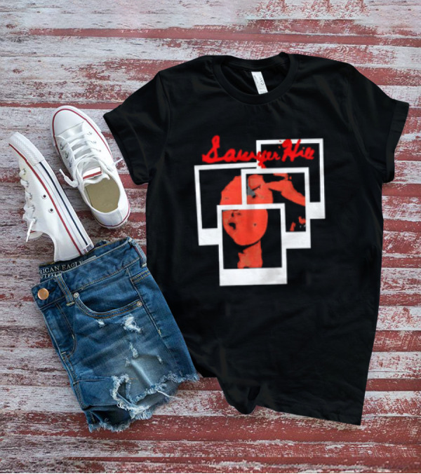 Sawyer Hill High On My Lows Retro Vintage Polaroid Aesthetic T-Shirt
