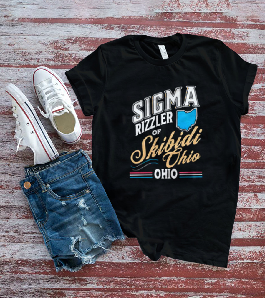 Sigma Rizzler Skibidi Ohio Map T-Shirt