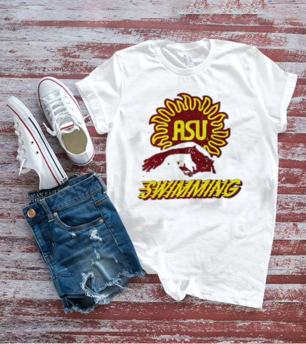 ASU Swimming Sun Devil Logo Dive Team T-Shirt