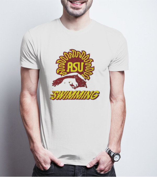 ASU Swimming Sun Devil Logo Dive Team T-Shirt