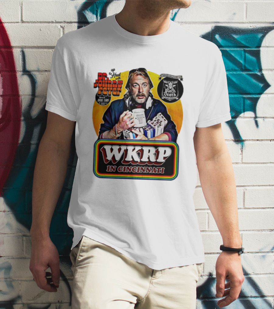 Dr Johnny Fever WKRP In Cincinnati Rock And Roll James Coffee Radio Mug T-Shirt