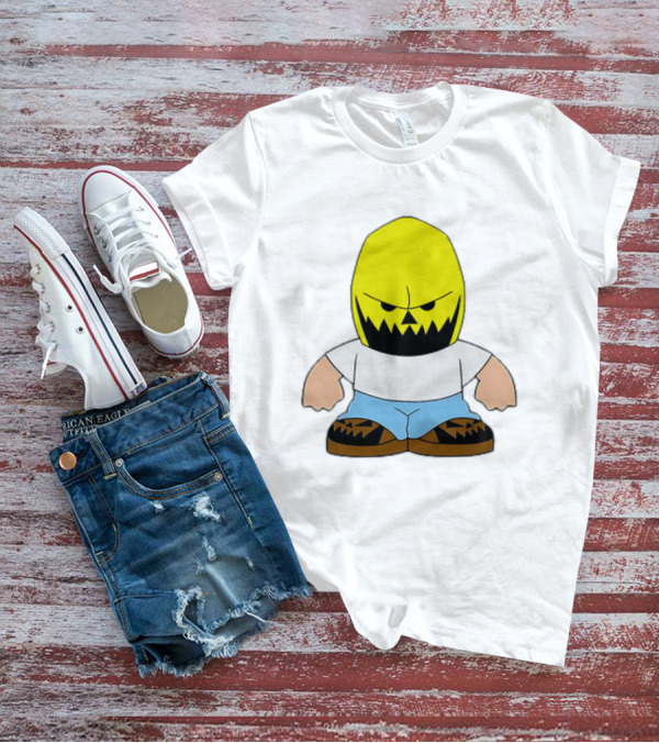 Dude Babbitt Revived Yellow Masked Cartoon Character T-Shirt