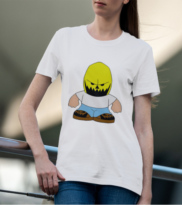 Dude Babbitt Revived Yellow Masked Cartoon Character T-Shirt