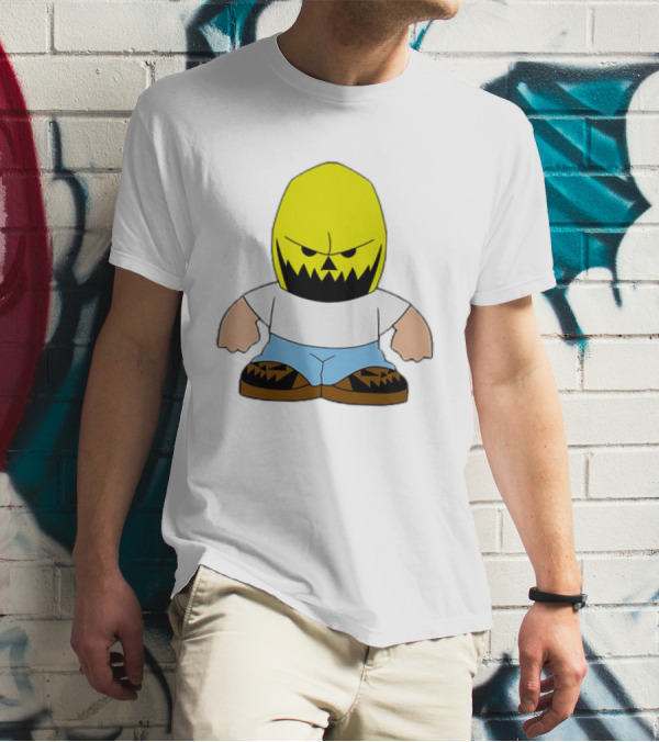 Dude Babbitt Revived Yellow Masked Cartoon Character T-Shirt