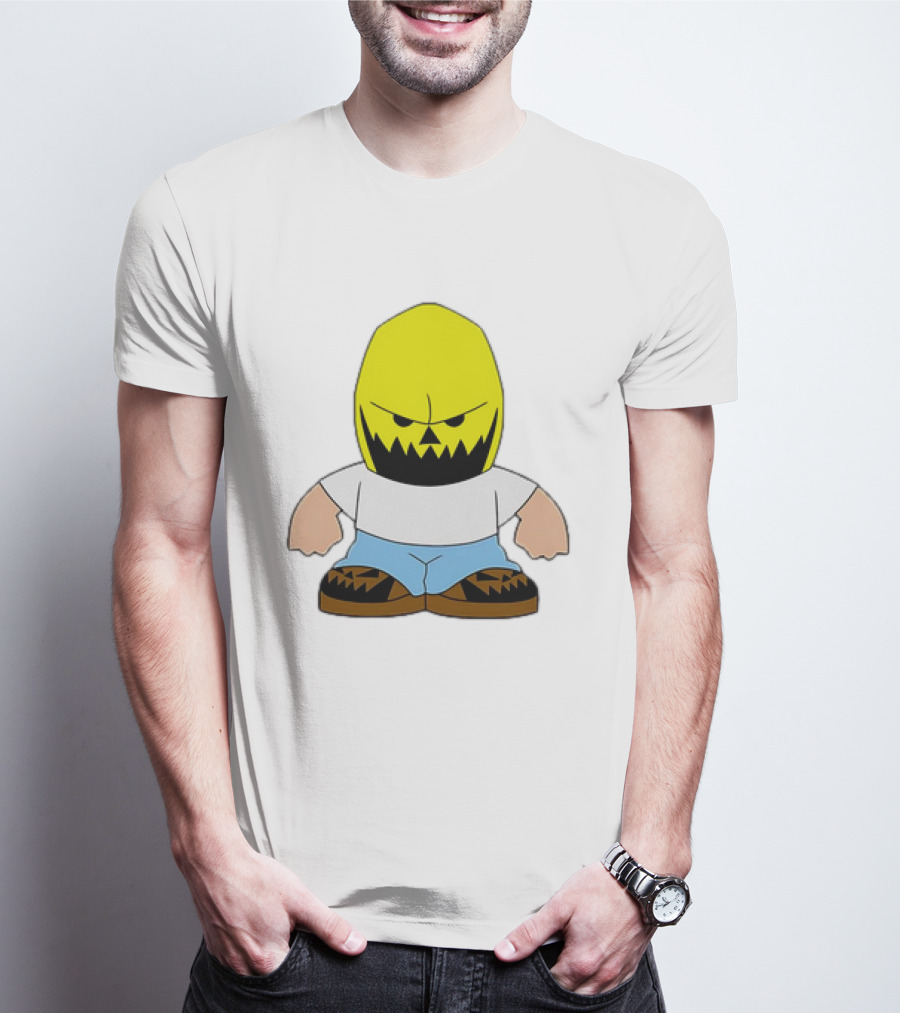 Dude Babbitt Revived Yellow Masked Cartoon Character T-Shirt