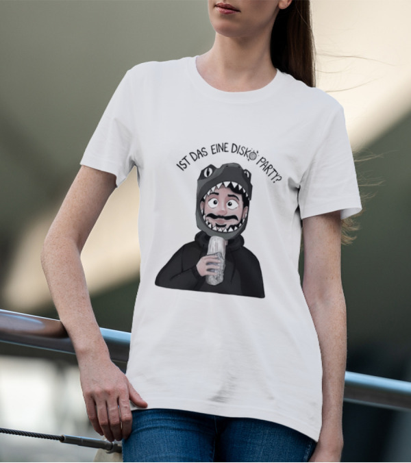 Ist Das Eine Disko Party Dinosaurier Kostüm Mann Essen T-Shirt