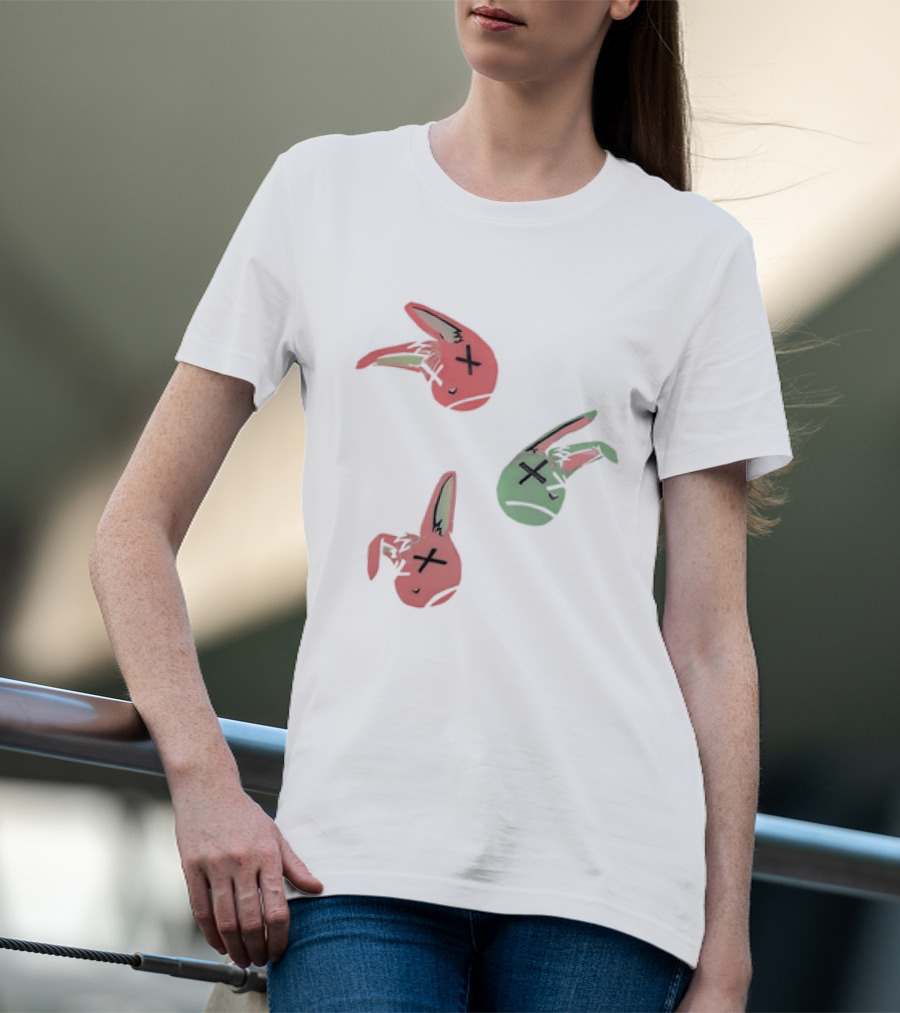 Lucky Rabbit Squad Duck Season Pastel Bunny Heads T-Shirt