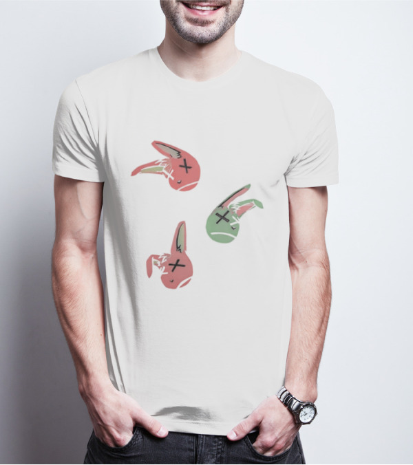 Lucky Rabbit Squad Duck Season Pastel Bunny Heads T-Shirt