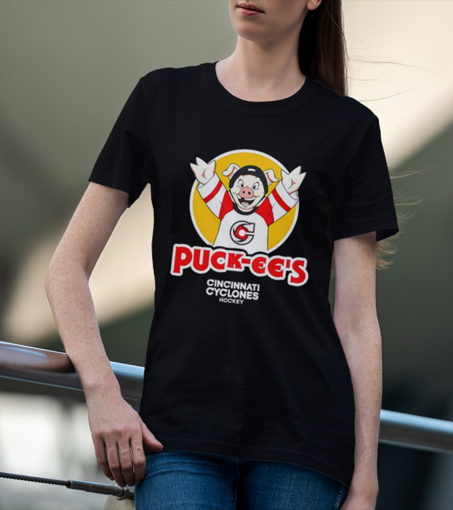 Puck-ee's Cincinnati Cyclones Hockey T-Shirt