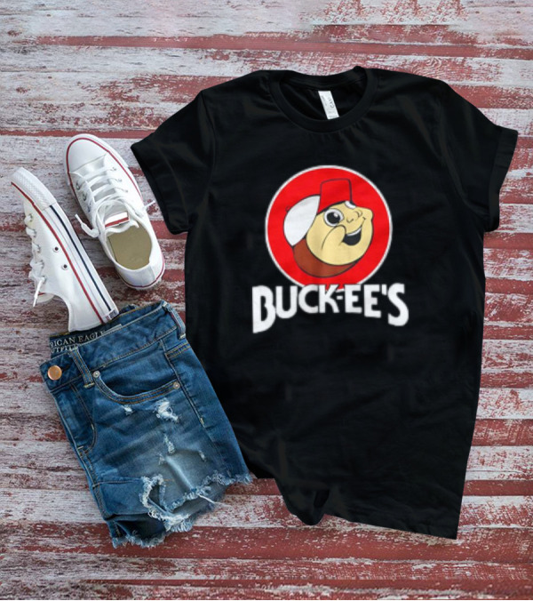 Buck-ee’s Cartoon Retro Logo Red Cap Circle T-Shirt