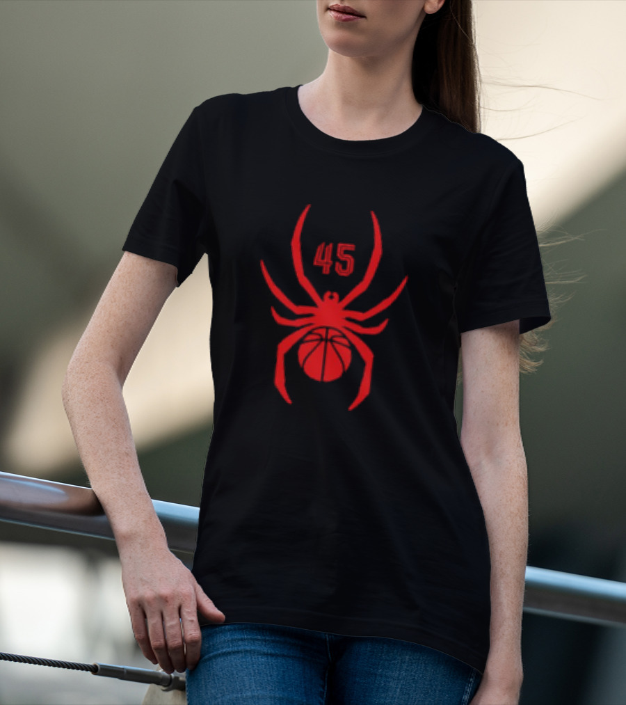 Cleveland Spider 45 Basketball Red Spider T-Shirt