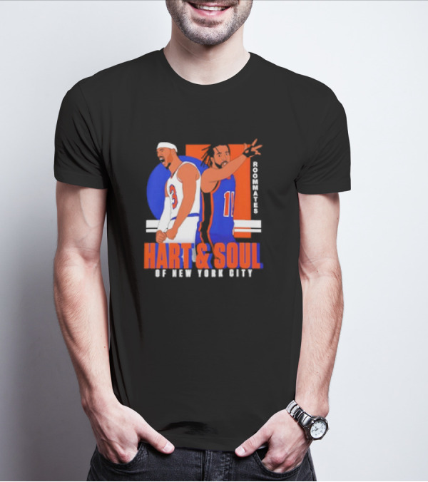 Hart And Soul Dynamic Roommates Of New York City Basketball T-Shirt