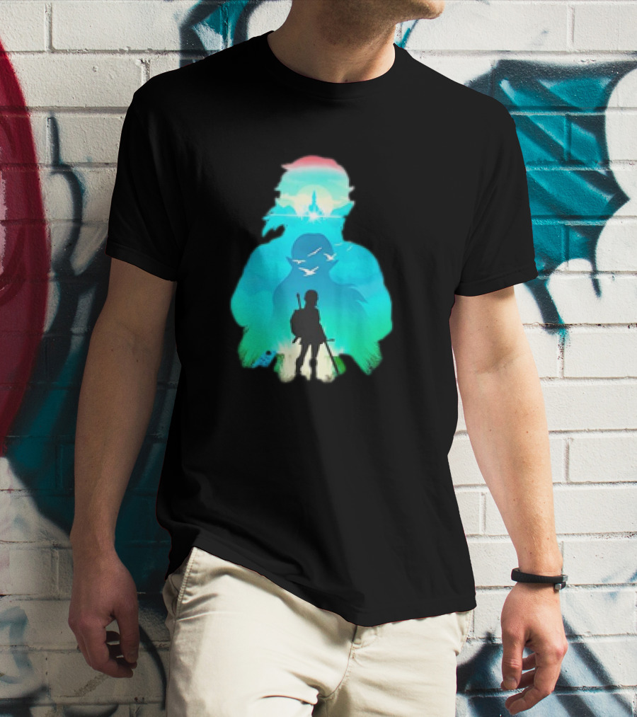 Hero Landscape Anime Adventure T-Shirt