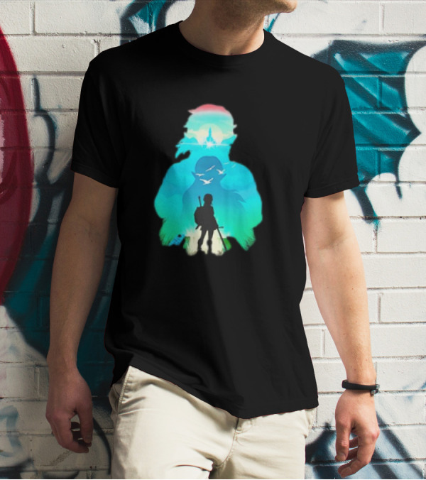 Hero Landscape Anime Adventure T-Shirt