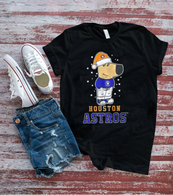 Houston Astros Christmas Chill With Festive Character T-Shirt