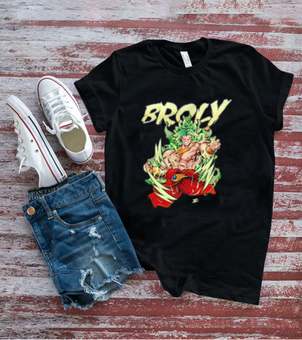 Broly Legendary Warrior Anime Super Saiyan Power Display T-Shirt