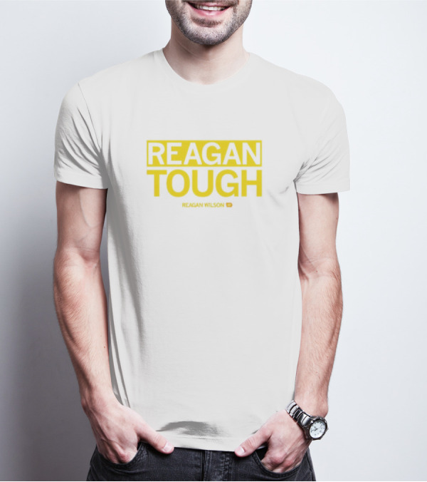 Reagan Wilson Reagan Tough Yellow Block Text T-Shirt